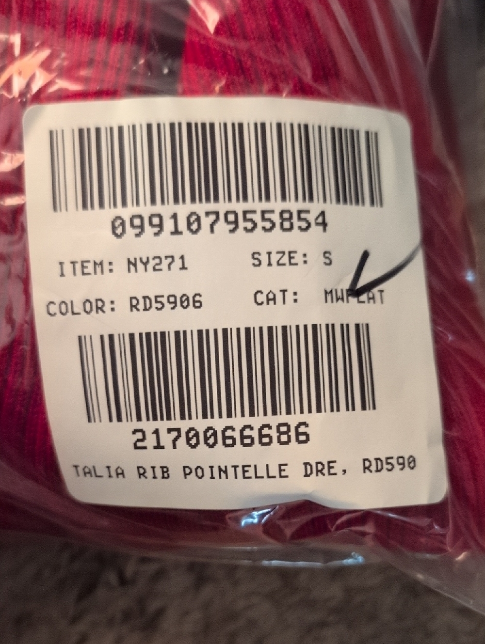NWT Madewell Talia Rib The Signature Knit Crewneck Midi Dress Crimson Red - Picture 10 of 15